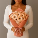 Герберы персиковые